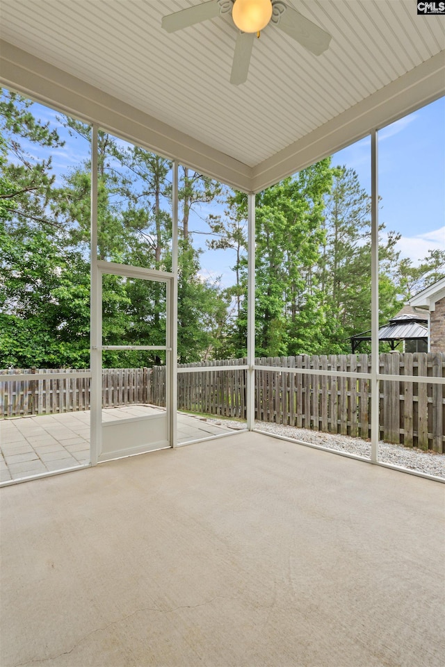 135 Bay Wren Rd, Blythewood, SC 29016 - view of patio with a ceiling fan