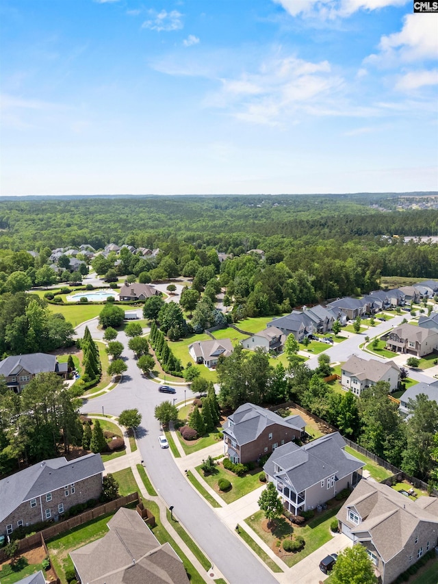 135 Bay Wren Rd, Blythewood, SC 29016 - aerial view of residential area featuring a forest