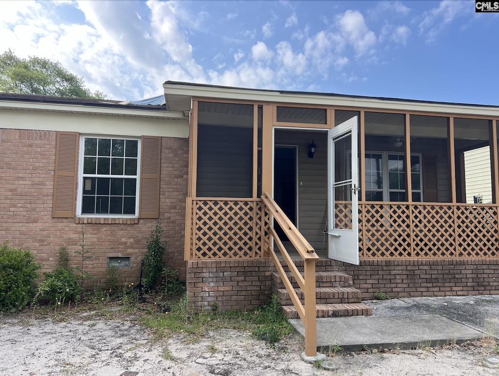 1137 Allen St, Cayce, SC 29033 - view of exterior entry with brick siding