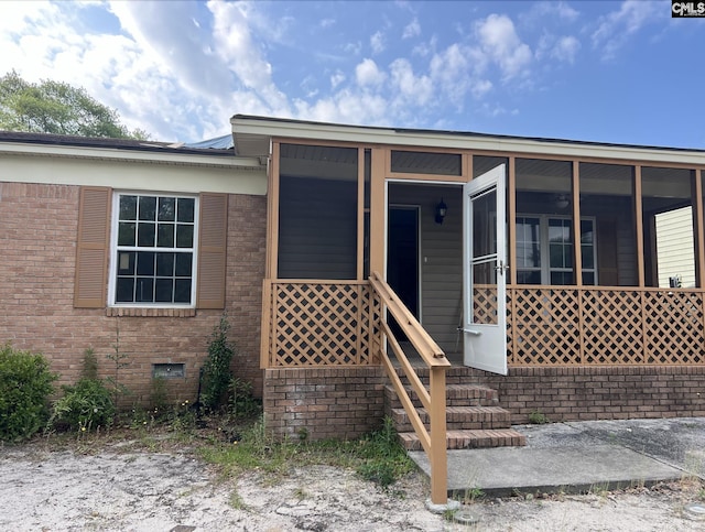 1137 Allen St, Cayce, SC 29033 - view of exterior entry with brick siding
