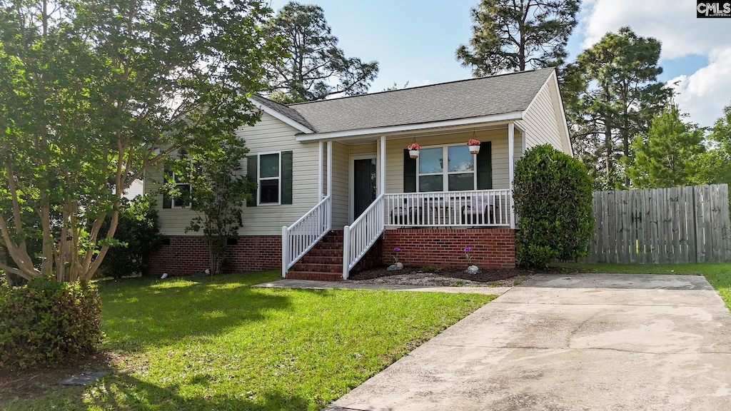 432 Coops Ct, West Columbia, SC 29170 - bungalow-style house featuring a porch, a shingled roof, and stairs