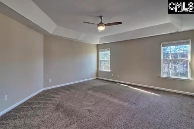 2 Alverston Ct, Irmo, SC 29063 - empty room with ceiling fan, healthy amount of natural light, and a raised ceiling
