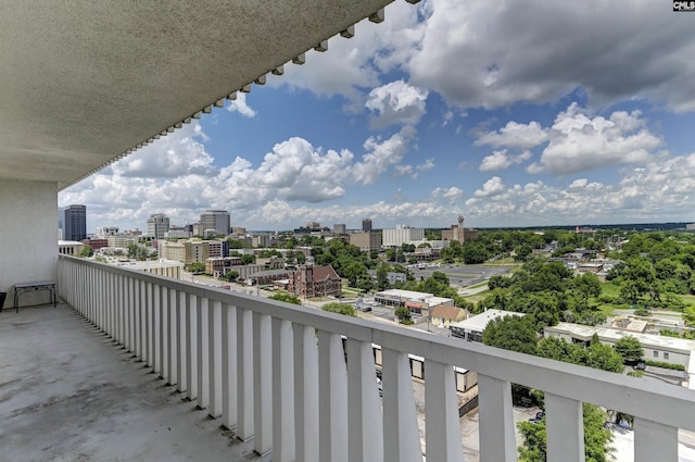 1829 Senate St Unit 11-A, Columbia, SC 29201 - balcony with a city view