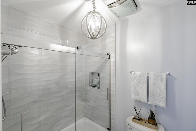 111 Rusty Barn Rd, Columbia, SC 29212 - bathroom featuring an enclosed shower and toilet