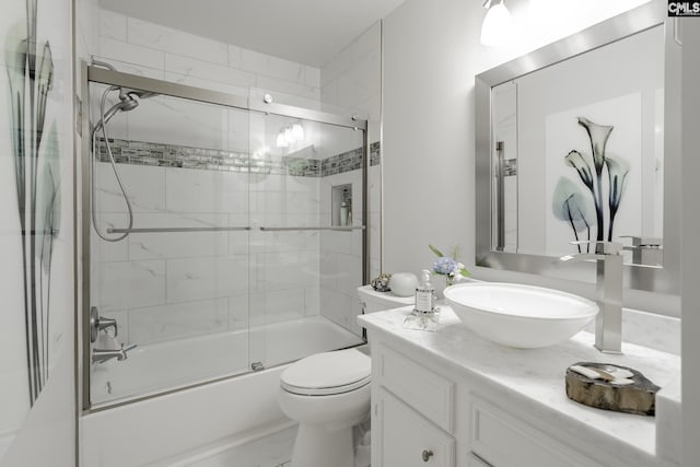 111 Rusty Barn Rd, Columbia, SC 29212 - full bath with vanity, bath / shower combo with glass door, and toilet
