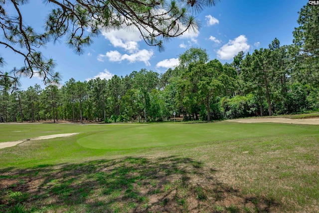 800 Wotan Rd, Columbia, SC 29229 - view of home's community with a lawn, view of golf course, and view of wooded area