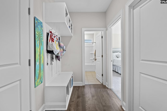 309 Springbrook Way, Chapin, SC 29036 - mudroom with dark wood-type flooring and baseboards