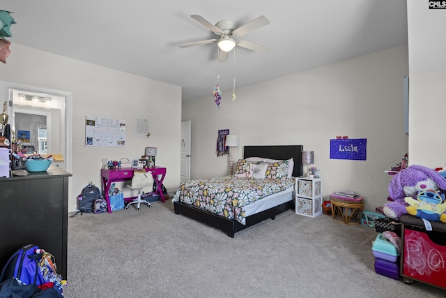 309 Springbrook Way, Chapin, SC 29036 - bedroom with carpet and ceiling fan