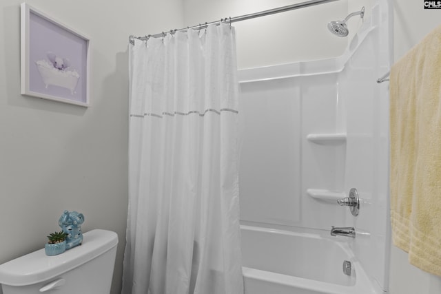 309 Springbrook Way, Chapin, SC 29036 - full bathroom with shower / bath combination with curtain and toilet