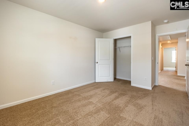 158 Dunham Rd, Columbia, SC 29209 - unfurnished bedroom featuring carpet floors, baseboards, and a closet