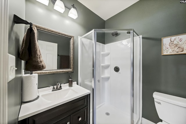 1122 Rawl Rd, Lexington, SC 29072 - full bath featuring vanity, a shower stall, and toilet