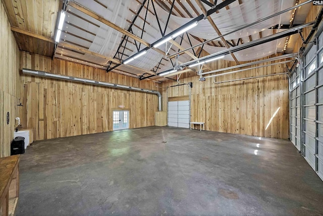 1122 Rawl Rd, Lexington, SC 29072 - garage featuring wood walls