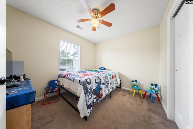 5 Indigo Lake Ct, Columbia, SC 29229 - carpeted bedroom with baseboards, ceiling fan, and a closet