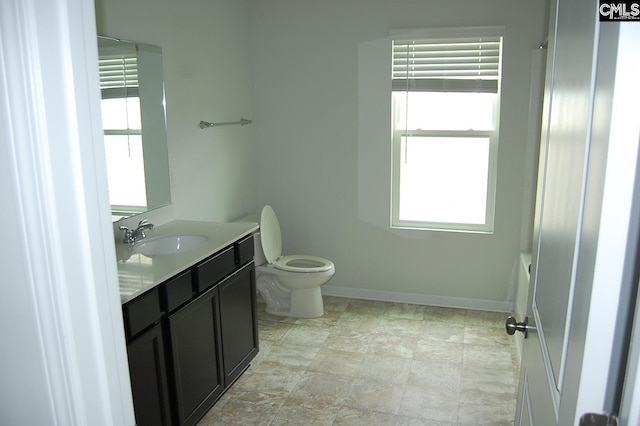 525 Eastfair Dr, Columbia, SC 29209 - bathroom featuring vanity, toilet, and baseboards