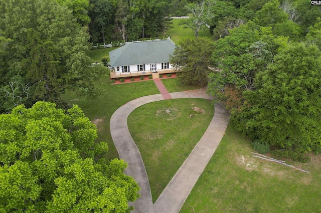 1091 Nick Watts Rd, Lugoff, SC 29078 - aerial overview of property's location with a forest