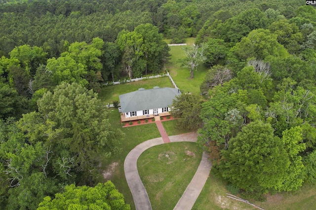 1091 Nick Watts Rd, Lugoff, SC 29078 - aerial overview of property's location with a heavily wooded area