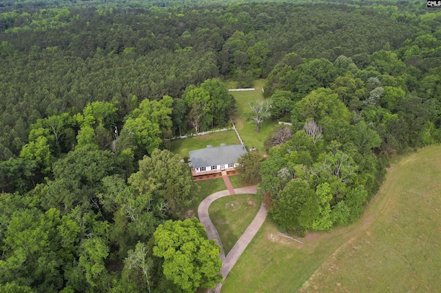 1091 Nick Watts Rd, Lugoff, SC 29078 - aerial overview of property's location with a heavily wooded area