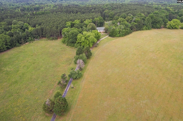 1091 Nick Watts Rd, Lugoff, SC 29078 - drone / aerial view of a heavily wooded area