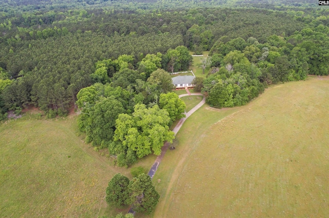 1091 Nick Watts Rd, Lugoff, SC 29078 - drone / aerial view of a heavily wooded area