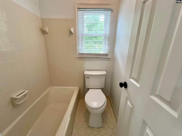 117 Fire Thorn Ln, Columbia, SC 29223 - full bath with tile patterned floors, toilet, and  shower combination