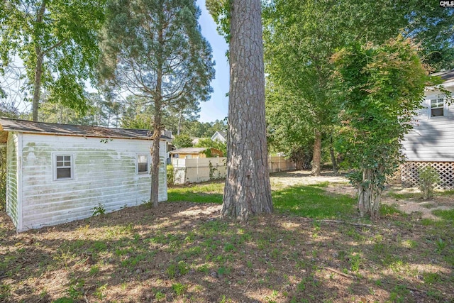 220 Colchester Dr, Columbia, SC 29223 - view of yard with an outbuilding