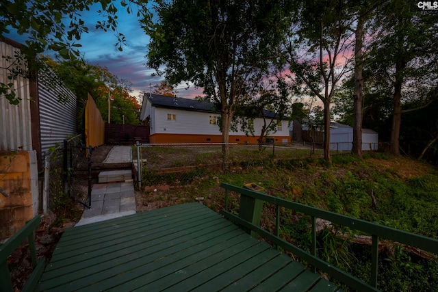 3509 Baywater Dr, Columbia, SC 29209 - view of wooden deck