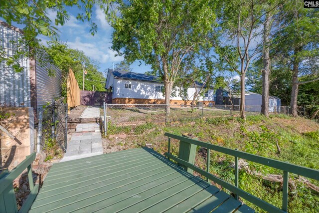 3509 Baywater Dr, Columbia, SC 29209 - view of wooden deck