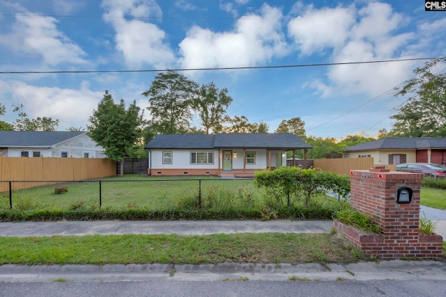 3509 Baywater Dr, Columbia, SC 29209 - ranch-style house featuring a porch