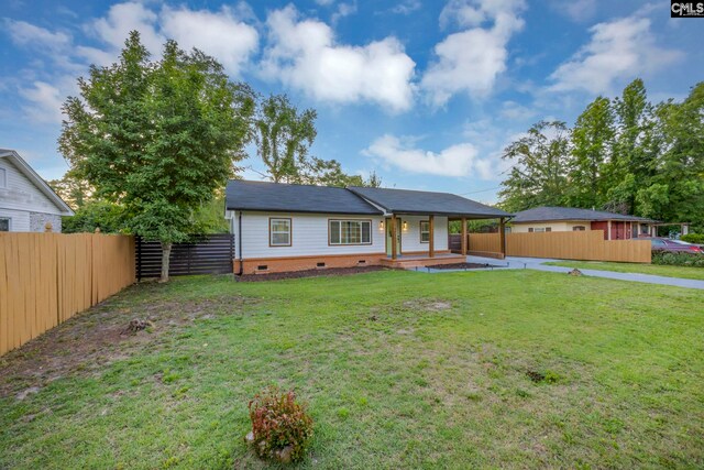 3509 Baywater Dr, Columbia, SC 29209 - view of front of home with crawl space and covered porch
