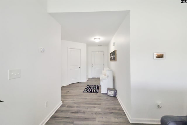 542 Pineberry Ct, West Columbia, SC 29170 - corridor featuring baseboards and wood finished floors