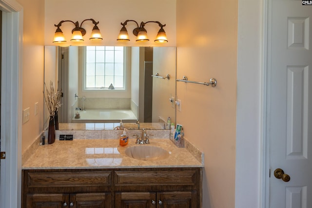 6126 Slab Landing Dr, Cope, SC 29038 - bathroom with vanity and a bathtub