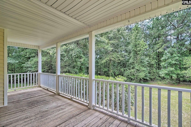 198 Beaver Creek Cir, Lugoff, SC 29078 - view of wooden terrace
