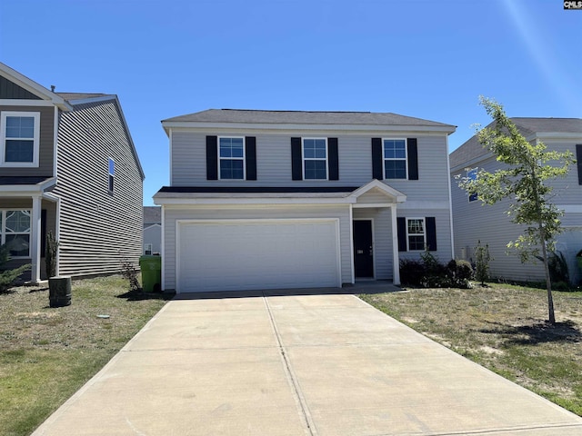 184 Windfall Rd, Blythewood, SC 29016 - traditional-style house with an attached garage and driveway