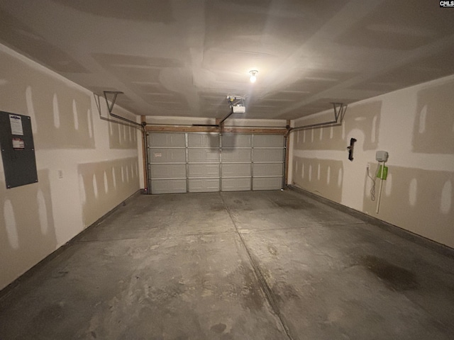 184 Windfall Rd, Blythewood, SC 29016 - garage with a garage door opener and electric panel