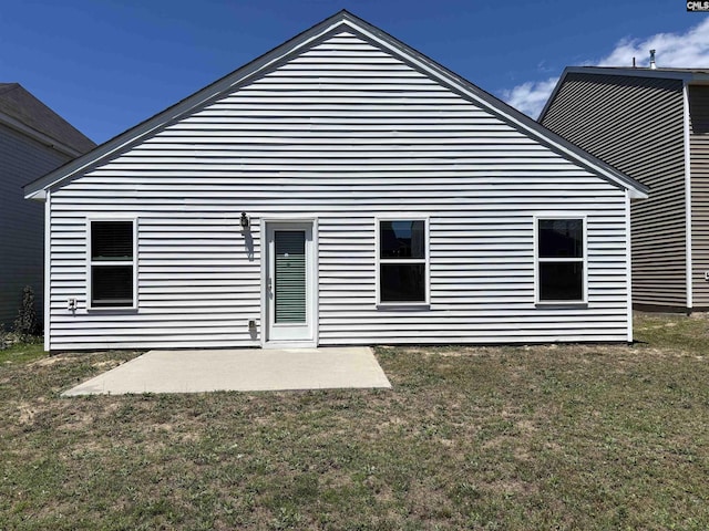 184 Windfall Rd, Blythewood, SC 29016 - back of property featuring a lawn and a patio