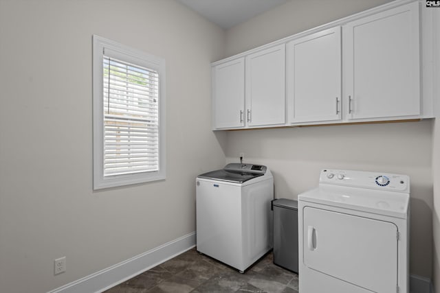 204 Peninsula Way, Columbia, SC 29229 - laundry room with cabinet space, separate washer and dryer, and baseboards