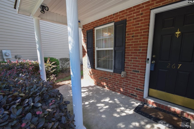 267 Courtside Dr, Lexington, SC 29073 - entrance to property featuring brick siding and a porch