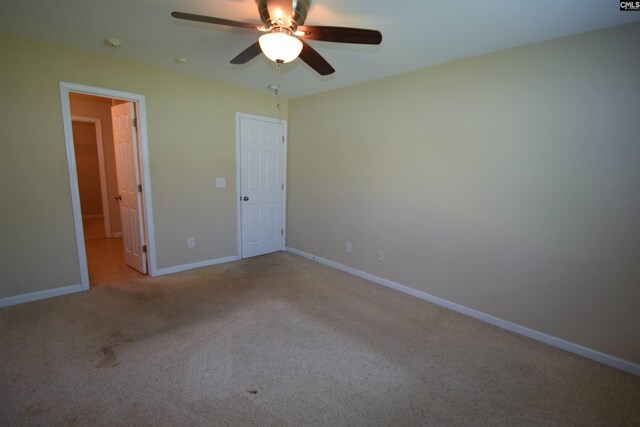 267 Courtside Dr, Lexington, SC 29073 - unfurnished bedroom featuring carpet, baseboards, and ceiling fan