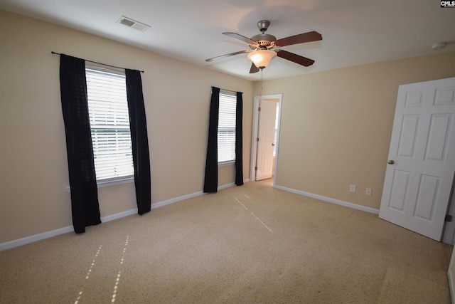 267 Courtside Dr, Lexington, SC 29073 - carpeted empty room with a ceiling fan, plenty of natural light, baseboards, and a smoke detector