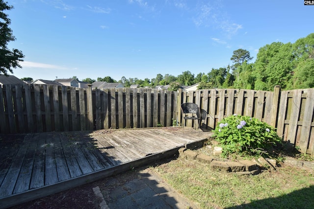 267 Courtside Dr, Lexington, SC 29073 - wooden terrace featuring a fenced backyard