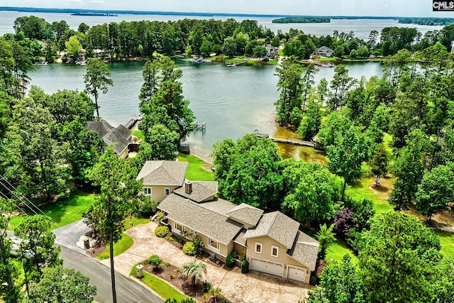 940 Willow Cove Rd, Chapin, SC 29036 - aerial view of property and surrounding area featuring a large body of water and a tree filled landscape