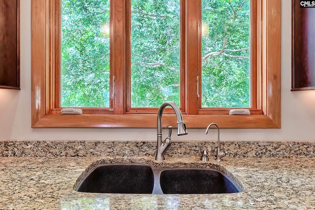 940 Willow Cove Rd, Chapin, SC 29036 - detailed view of a sink and light stone countertops