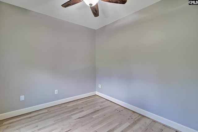 940 Willow Cove Rd, Chapin, SC 29036 - spare room with ceiling fan and wood finished floors
