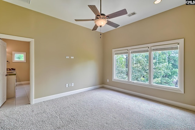 940 Willow Cove Rd, Chapin, SC 29036 - unfurnished room with light colored carpet and a ceiling fan