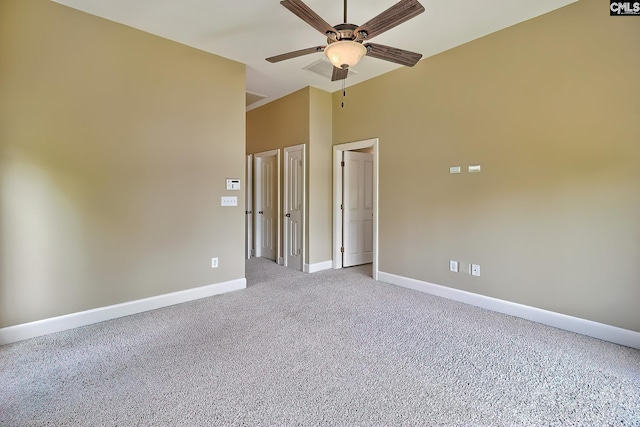 940 Willow Cove Rd, Chapin, SC 29036 - unfurnished room with ceiling fan and light carpet