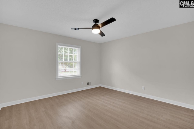 248 Shareditch Rd, Columbia, SC 29210 - spare room featuring wood finished floors, ceiling fan, and baseboards