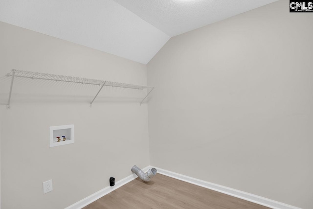 248 Shareditch Rd, Columbia, SC 29210 - washroom featuring wood finished floors, washer hookup, and baseboards