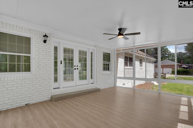 248 Shareditch Rd, Columbia, SC 29210 - unfurnished sunroom with french doors