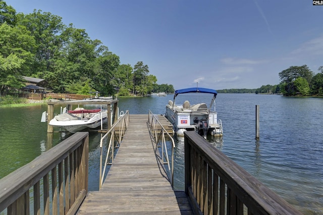 520 Sail Point Way, Columbia, SC 29212 - dock featuring a water view