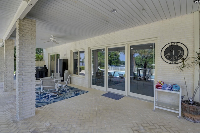 520 Sail Point Way, Columbia, SC 29212 - view of patio / terrace with a ceiling fan